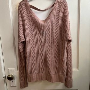 Blush colored sweater